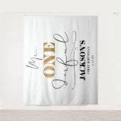 Mr. Onederful Achtergrond Wandkleed (Voorkant)