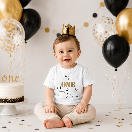 Mr. Onederful Baby T-Shirt