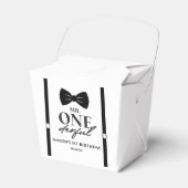 Mr ONEderful Bowtie Eerste 1e verjaardagsfeestje Bedankdoosjes (Voorkant Zijde)