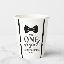 Mr ONEderful Bowtie Eerste 1e verjaardagsfeestje