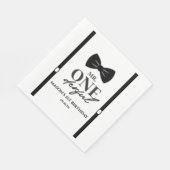 Mr ONEderful Bowtie Eerste 1e verjaardagsfeestje Servet (Hoek)