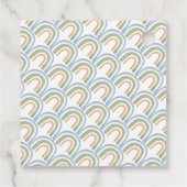 Mr Onederful Boys 1e Verjaardag Dank u Labels (Achterkant)