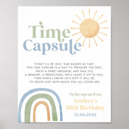 Mr. Onederful Boys 1e Verjaardag Tijd Capsule Poster