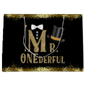 Mr Onederful Boys eerste verjaardag Groot Cadeauzakje (Voorkant)