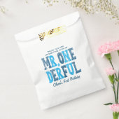 Mr Onederful eerste verjaardag foto dank u Bedankzakje (Gezegeld)