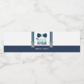 Mr. ONEderful Flessenwikkelaar met Bow-Stropdas Waterfles Etiket (Enkel label)