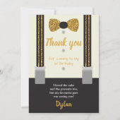 Mr. Onederful goud en zwarte boog stropdas Kaart (Voorkant)