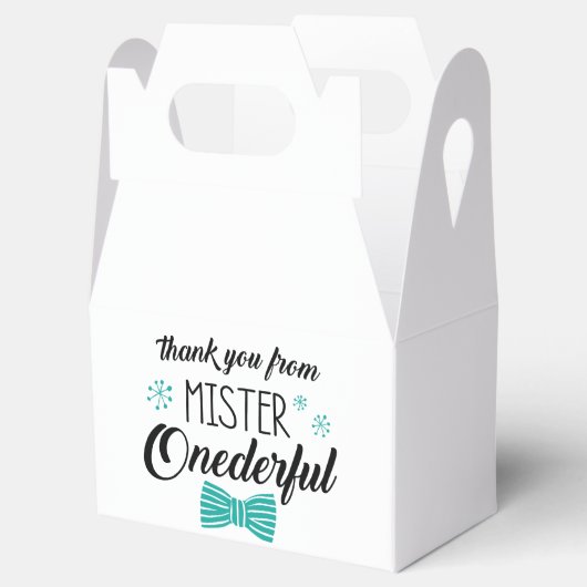 Mr Onederful gunstboxen Bedankdoosjes (Geopend)