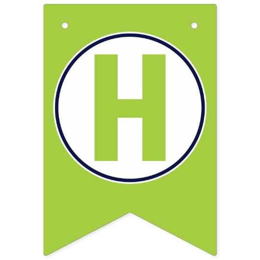 Mr. ONEderful Happy Birthday Banner | Bunting (Tweede vlag)