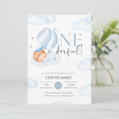 Mr Onederful jongen 1e verjaardag Kaart (Staand voorkant)