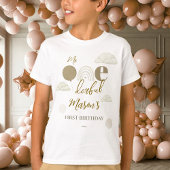 Mr Onederful Neutral Cloud Boho First Birthday T-shirt