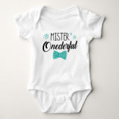 Mr Onederful Party Outfit Romper (Voorkant)