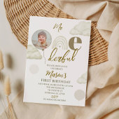 Mr ONEderful Photo First Birthday Kaart