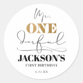 Mr. Onederful Stickers (Voorkant)