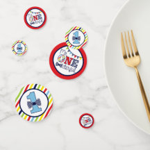 Mr. ONEderful tafel Confetti in meerdere kleuren