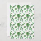 MR Onederful Tropical Greenery Modern 1e verjaarda Kaart (Achterkant)
