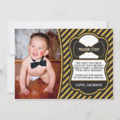 Mr ONEderful verjaardag bedankje Bedankkaart (Voorkant)