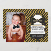 Mr ONEderful verjaardag bedankje Bedankkaart (Voorkant / Achterkant)