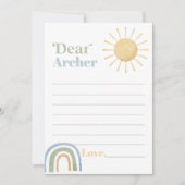 Mr. Onederful Verjaardag Tijd Capsule Bericht Kaar Bedankkaart (Voorkant)