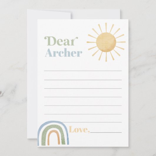 Mr. Onederful Verjaardag Tijd Capsule Bericht Kaar Bedankkaart (Voorkant)