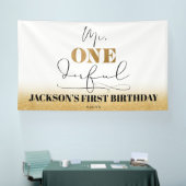 Mr. Onederful verjaardagsbanner Spandoek (Beurs)