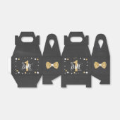 Mr. Onederful Verjaardagsgunst Box Bow Stropdas Zw Bedankdoosjes (Uitgevouwen)