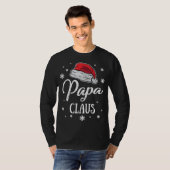 Mr. Papa Sinterklaas Kerstmis Papa Matching Famili T-shirt (Voorkant volledig)