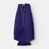 Mr Pas getrouwd Custom Text Blue Bottle Cooler (Achterkant)