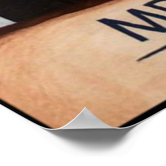 MR PEBBLES - Hoge kwaliteit Poster (Hoek)