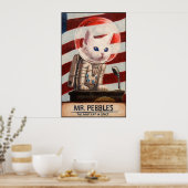 MR PEBBLES - Hoge kwaliteit Poster (Keuken)