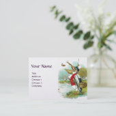 MR PELICAN VIST, White Pearl Visitekaartje (Staand voorkant)