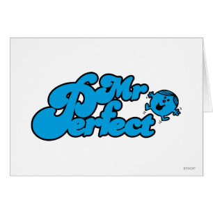 Mr Perfect   Grote blauwe letters