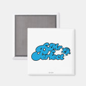 Mr Perfect | Grote blauwe letters Magneet (Voorkant / Achterkant)