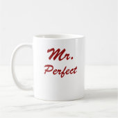 Mr Perfect. Koffiemok (Links)
