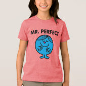 Mr. Perfect | Quietly Content Tri-Blend Shirt (Voorkant)
