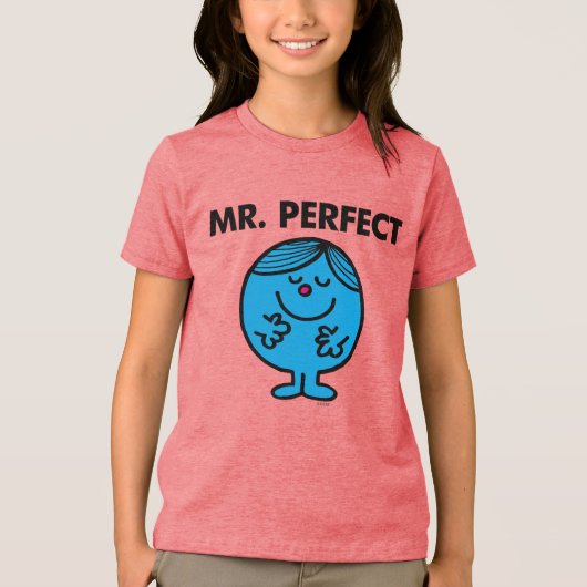 Mr. Perfect | Quietly Content Tri-Blend Shirt (Voorkant)