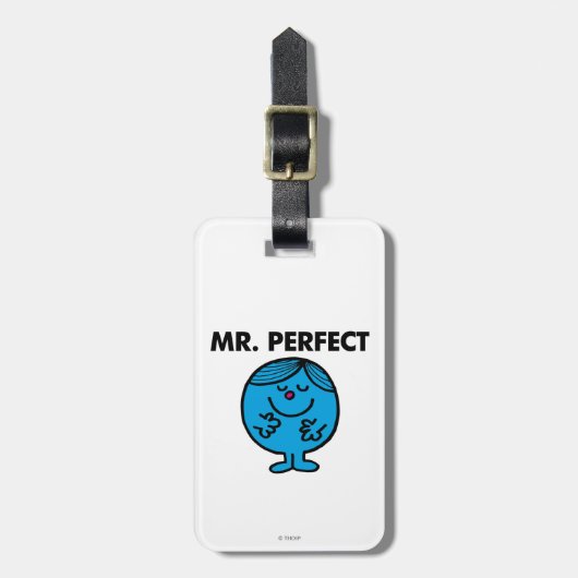 Mr Perfect | stille inhoud Bagagelabel (Voorkant verticaal)