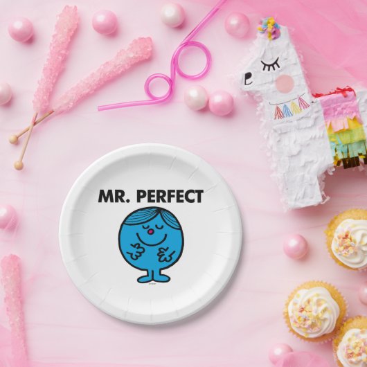 Mr Perfect | stille inhoud Papieren Bordje (Feest)