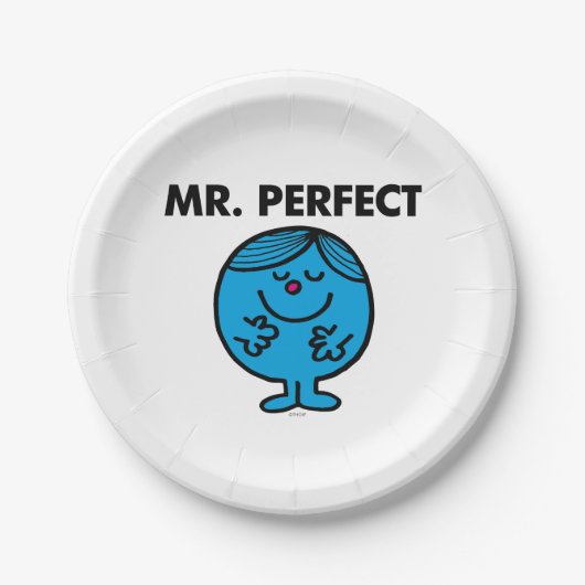 Mr Perfect | stille inhoud Papieren Bordje (Voorkant)