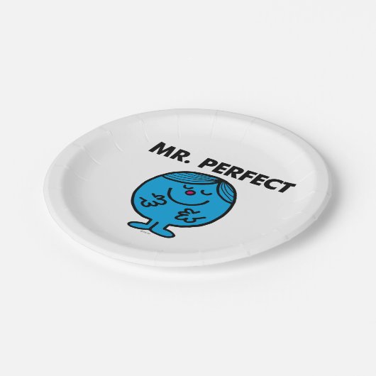 Mr Perfect | stille inhoud Papieren Bordje (Gekanteld)