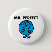 Mr Perfect | stille inhoud Ronde Button 5,7 Cm (Voorkant)