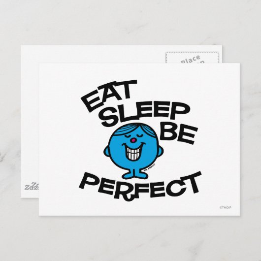 Mr. Perfect's plan voor het leven Briefkaart (Voorkant / Achterkant)