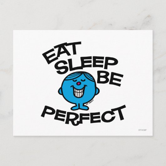 Mr. Perfect's plan voor het leven Briefkaart (Voorkant)