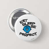 Mr. Perfect's plan voor het leven Ronde Button 5,7 Cm (Voorkant /achterkant)