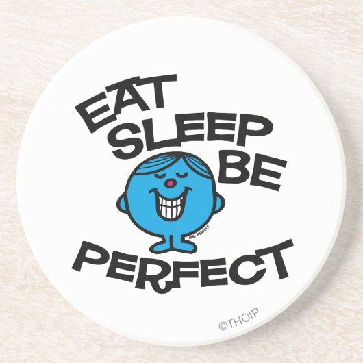 Mr. Perfect's plan voor het leven Zandsteen Onderzetter (Voorkant)