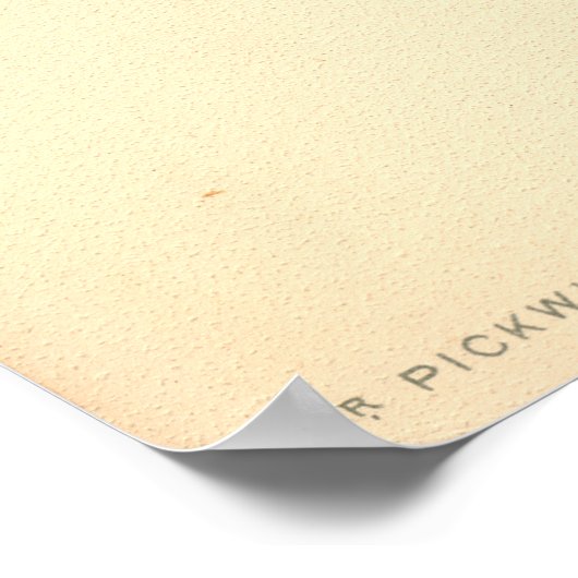 Mr. Pickwick by Kyd, Dickens' The Pickwick Papers Poster (Hoek)