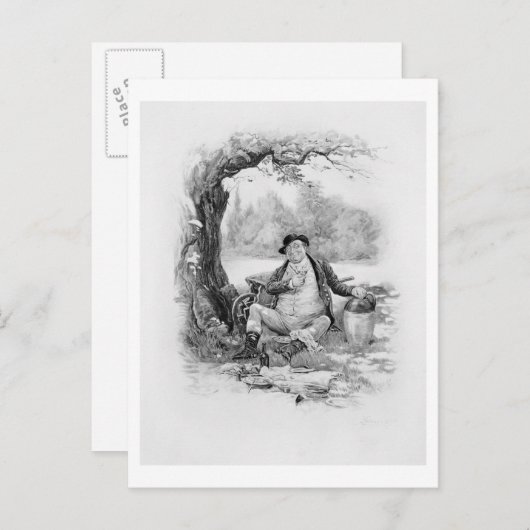 Mr Pickwick, van 'Charles Dickens: Een roddel over Briefkaart (Voorkant / Achterkant)