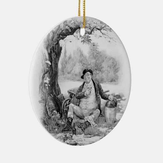 Mr Pickwick, van Charles Dickens: Een roddel over Keramisch Ornament (Rechts)
