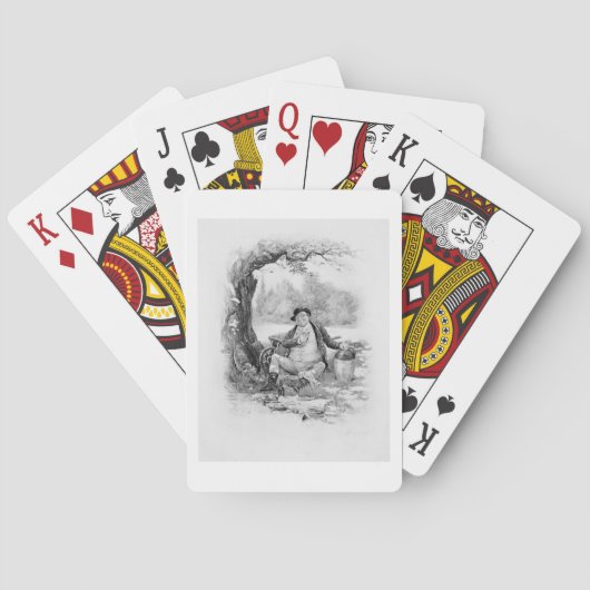 Mr Pickwick, van 'Charles Dickens: Een roddel over Speelkaarten (Achterkant)