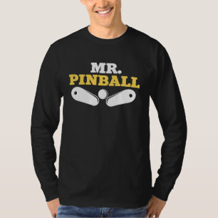 Mr Pinball gokautomaat gamer partner kijk mannen T-shirt